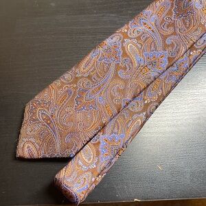 Canali paisley tie